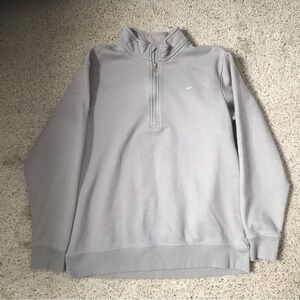 Men's Light Gray Zip-Up Sweater/Sweatshirt
